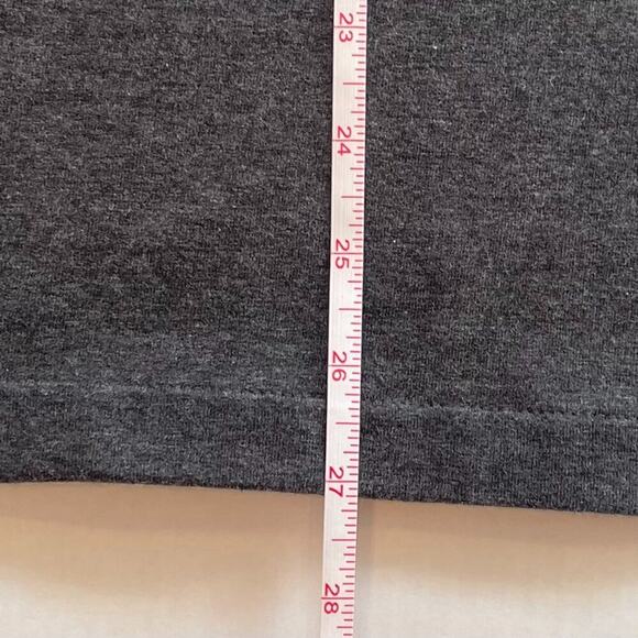 Norma Kamali Charcoal Gray Sleeveless Crew Neck Tunic/Top Kangaroo Pockets, S - Picture 12 of 12